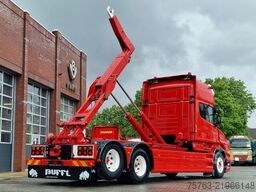 Scania T520 V8 6x2 - AJK Hooklift - New BUFFL interior...