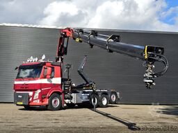 Volvo FM 420 8x2 / HIAB HOOKLIFT + 30 t/m CRANE - KRAN