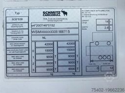Schmitz Cargobull SCB*3SB Frigo / Vector 1550 / SAF + Disc