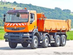 RENAULT Kerax 370 DXI * Kipper 5,80 m * Bordmatic * 8x4!