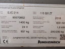 Jungheinrich EJC 214 1.4t/ 3.2m/ 2535mh/ 2018yy