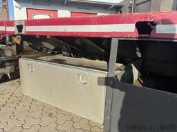MEUSBURGER Plattform Auflieger mit Zwangslenkung teleskopie