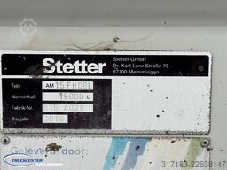 MAN TGS 10x4, Stetter 15m3 FHCBL, 3-gestuurde assen,