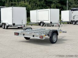Martz GP 3 PREMIUM I ALUBODEN 230X155CM 750KG 3ER MOTORRADANHÄNGER