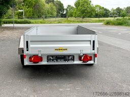 Humbaur HA 132513 KV OFFROAD 251X131X40CM 1300KG TIEFLADER | BUGKLAPPE