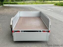 Humbaur HA 132513 KV OFFROAD 251X131X40CM 1300KG TIEFLADER | BUGKLAPPE