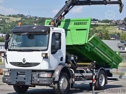 RENAULT MIDLUM 220 DXI *KIPPER 3,80m *HIAB 077 B-2 DUO