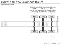 KNAPEN 3 AXLE WALKING FLOOR TRAILER