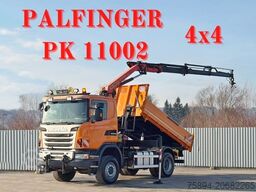 SCANIA G 360 * KIPPER 4,15m * PALFINGER PK 11002/ 4x4
