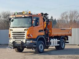 SCANIA G 360 * KIPPER 4,15m * PALFINGER PK 11002/ 4x4
