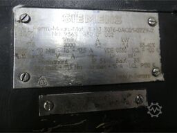 Siemens 1HU3076-0AC01-0ZZ9 -Z Z=G43 SN: E9365783001002 Permanent Magnet Motor