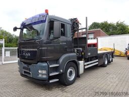 MAN 26.360 TGS Pritsche + PK 16502 Kran 6x2