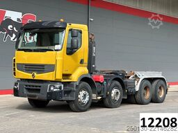RENAULT Premium Lander 460.32 8x4 BB HIAB XR26S Hooklift