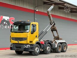 RENAULT Premium Lander 460.32 8x4 BB HIAB XR26S Hooklift