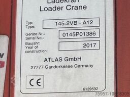 DAF XF 440 / Atlas Kran 145.2 Bj 2017 /HU 02/2026