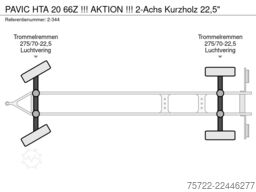 PAVIC HTA 20 66Z !!! AKTION !!! 2-Achs Kurzholz 22,5
