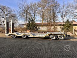 Möslein T 4 VB H1 R  neuer 4 Achs Tieflader + Radmulden