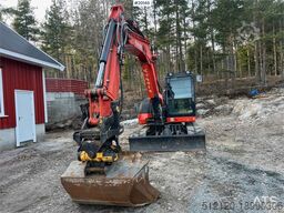 Kubota KX080-4 excavator w/ blade, rototilt, sanding buck