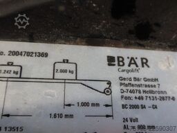 Mercedes-Benz Actros 1840 L Bkawagen+ BAR klep 2.000kg met Ge...