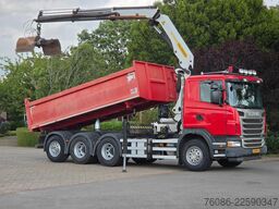 Scania G 400 B 8X4*4 TRIPLE!! KRAAN/KIPPER!!  NL TRUCK!