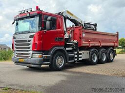 Scania G 400 B 8X4*4 TRIPLE!! KRAAN/KIPPER!!  NL TRUCK!