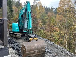 Kobelco Sk75SR-3E excavator w/ sanding bucket, rototilt an