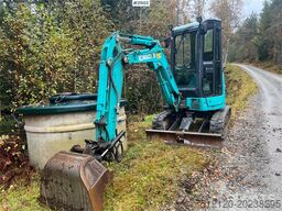 Kobelco Sk25SR-6E Excavator w/ sanding bucket, digging buc