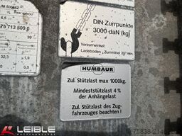 HUMBAUR HBTZ*13,6t Tandem Bordwand/Steckrungen/L: 7,30m