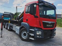 MAN TGS 35.440 8x4 tridem Euro6 Containertruck + Pa...