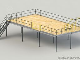 320 m², Traglast: 350 kg/m² Lichte Höhe: 3,0m | Raster: 4,0 x 5,0 m