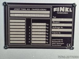 Finkl VAT 3.5T Livestock trailer - 7.07M2 - NEW -