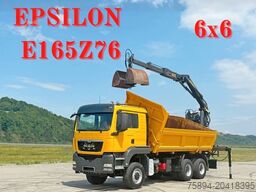 MAN TGS 33.480*KIPPER 5,10m * EPSILON E165Z76* 6x6