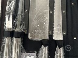 Unbekannt Messerset In Lederetui