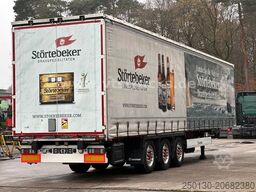 KRONE SD Pritsche+Plane, Edscha-Verdeck, Lenkachse