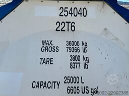 Welfit Oddy 20FT ISO, 24.890L / 1-COMP / 3 BAFFELS / T12 / ...