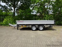 Möslein TTD11 weiß neuer Tandem 3- Seitenkipper Tieflader-- Neufahrzeug --