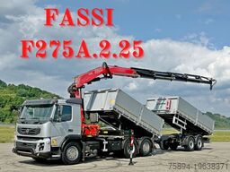 VOLVO FMX 420* FASSI F275.2.25 + FUNK + Anhänger / TOP