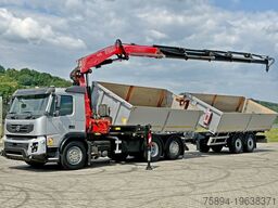 VOLVO FMX 420* FASSI F275.2.25 + FUNK + Anhänger / TOP