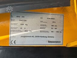 Jungheinrich EFG 218 / 2026 Batterie / Gabeln 1200 mm