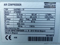 Atlas Copco GA37VSD+FF