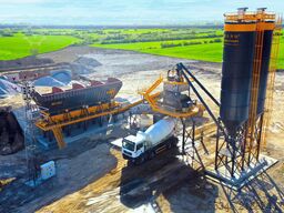 FABO Concrete Batching Plant 120 m3 Compact Concrete Batching Plant