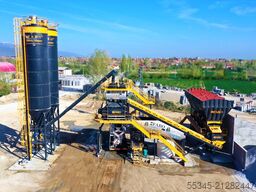 FABO Concrete Batching Plant 120 m3 Compact Concrete Batching Plant