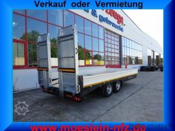 Möslein TTT 11 5,2 BR Weiß  Neuer Tandemtieflader mit Breiten Rampen