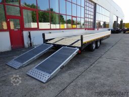 Möslein TTT 11 5,2 BR Weiß  Neuer Tandemtieflader mit Breiten Rampen