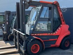 Linde H80D-02 Zinkenversteller + Duplex-Freisichtmast