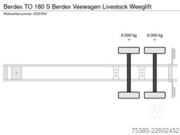 Berdex TO 180 S Berdex Veewagen Livestock Weeglift