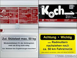 Koch-Anhänger U4 250X125X65CM 750KG | 1XBWE | DECKELANHÄNGER