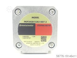 Orientalmotor PKP243D15A2-SG7.2 Schrittmotor SN: RX7N144101