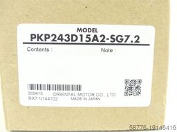 Orientalmotor PKP243D15A2-SG7.2 Schrittmotor SN: RX7N144102