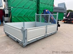 CONTAINER SCARRABILE NUOVO A PIANALE CON GRU